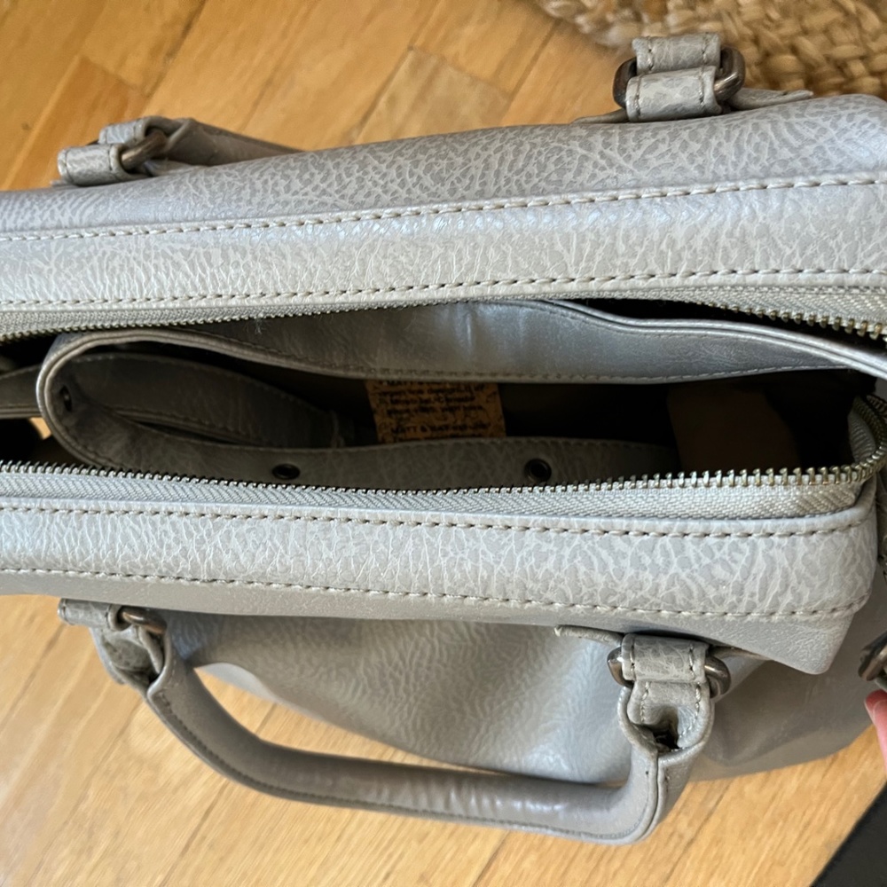 Matt & Nat Malone Doctor Handbag Satchel - Grey - Picture 4 of 16